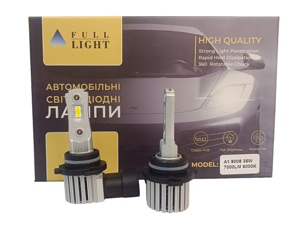 Комплект світлодіодних Led ламп Full Light A1 HB3/HB4  35 W / 6000K/ 7000 Lumen