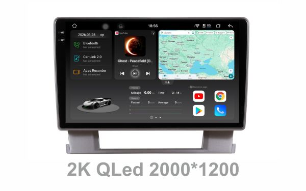 Штатна магнітола Soundbox S8 PRO 2K-3189   для Kia Opel Astra J 2010-2015   8+256GB , ADAS , CarPlay , 4G , DSP-DTS 5.1 , круговий огляд 360°