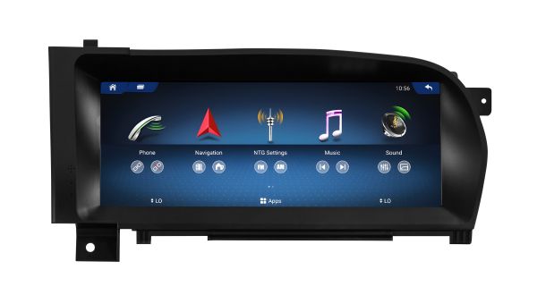Штатна магнітола 10.25" 8+64GB  з CarPlay та функцією круговий огляд  для автомобіля Mercedes Benz  S class  W221 2006-2012  Soundbox Original A8-061268010.25