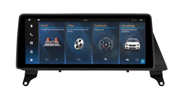 Штатна автомагнітола 10.25" з функцією 360  та  CarPlay для  BMW X5 E70/X6 E71  Soundbox  A4-7068010.25