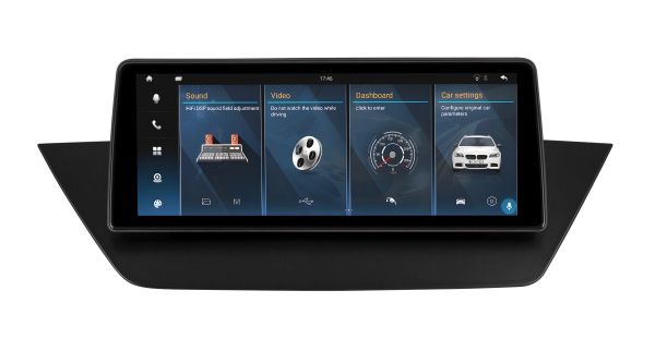 Штатна магнітола 10.25" 8+64GB  з CarPlay та функцією круговий огляд  для автомобіля BMW X1 E84  2009-2012  Soundbox Original  A8-091268010.25