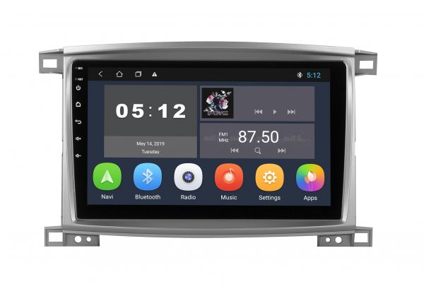 Штатний головний пристрій Soundbox SB-9471 2G DSP для Toyota LC100 2003-2008/Lexus LX470 2002-2007 Клімат.