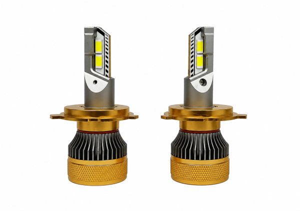 Комплект світлодіодних Led ламп Full Light A5 H4  ближнє/дальнє  Canbus /55Wat /6000K/ 10000 lumen/ 9-60V