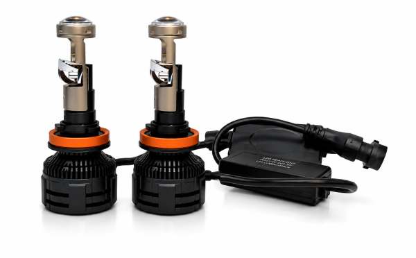 Комплект світлодіодних міні лінз  Full Light B80  H11 /H8/H9  75Wat /6000K/ 4000 Lumen