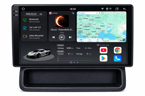 Штатна магнітола Soundbox S8 PRO 2K-3335   8+256GB для Renault Trafic /  Opel Vivaro   2010-2014    ADAS , CarPlay , 4G , DSP-DTS 5.1 , круговий огляд 360°