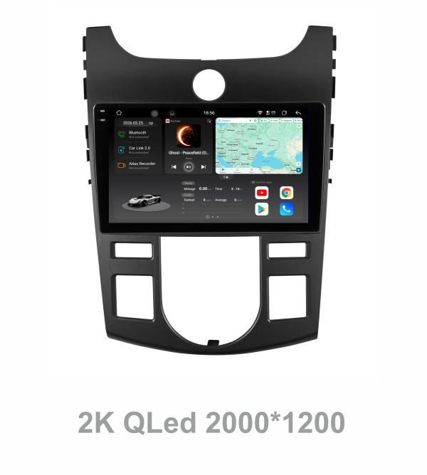 Штатна магнітола Soundbox S8 PRO 2K-8185   для    Kia Forte 2009-2012    8+256GB , ADAS , CarPlay , 4G , DSP-DTS 5.1 , круговий огляд 360°