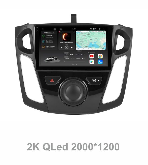 Штатна магнітола Soundbox S8 PRO 2K-9232   8+256GB  для Ford Focus 3 2012-2017  ADAS , CarPlay , 4G , DSP-DTS 5.1 , круговий огляд 360°