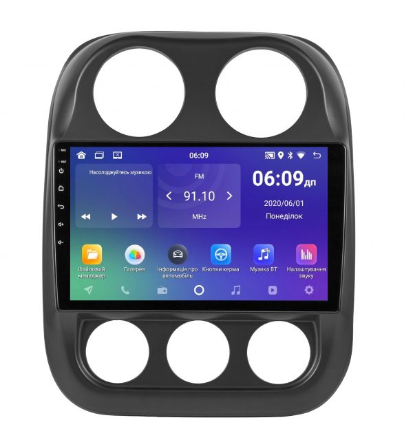 Штатний головний пристрій Soundbox SM-9237 для  Jeep Compass 15-17/ Patriot 09-16