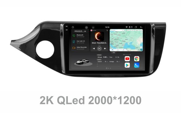 Штатна магнітола Soundbox S8 PRO 2K-9977  8+256GB  для   Kia Ceed 2012-2017  з CarPlay /4G/ DSP-DTS 5.1 / круговий огляд 360°