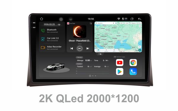 Штатна магнітола Soundbox S8 PRO 2K-6259  8+256GB   для   Volkswagen T5 2008-2015   ADAS , CarPlay , 4G , DSP-DTS 5.1 , круговий огляд 360°