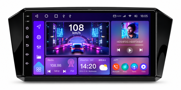 Штатна магнітола Soundbox S4-6195  4+65GB CarPlay , Android Auto , 4G модем для  Volkswagen Passat B8 2014-2024