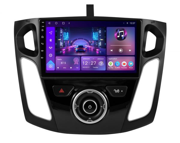 Штатна магнітола Soundbox S-9232B  з CarPlay та 4G модем  для Ford Focus 3 2012-2017 (активні кнопки)