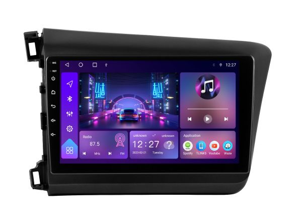 Штатна магнітола Soundbox S-2268 для Honda Civic 2012-2015 з CarPlay та 4G модемом
