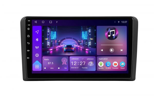 Штатна магнітола Soundbox S-9945 з CarPlay та 4G модемом  для Audi A3 2008-2012
