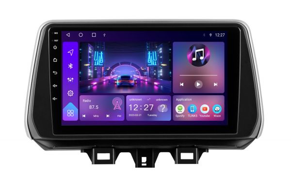 Штатний головний пристрій 4+64GB Soundbox S-9122 для Hyundai Tucson 2018+ з carPlay та 4G