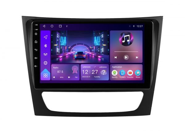 Штатна автомагнітола Soundbox S-8644  з 4G та CarPlay для Mercedes Benz E class W211