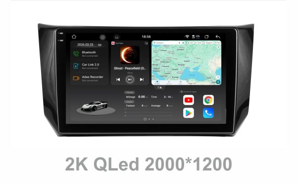 Штатна магнітола Soundbox S8 PRO 2K-8101  8+256GB для   Nissan Sentra 2012-2018   ADAS , CarPlay , 4G , DSP-DTS 5.1 , круговий огляд 360°