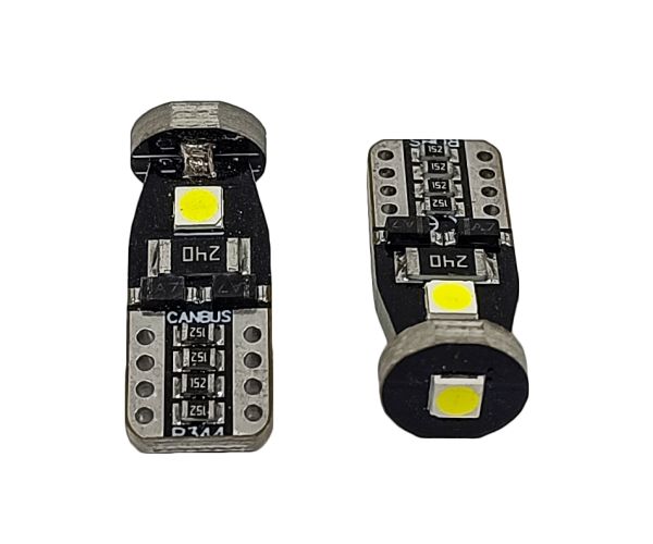 Комплект світлодіодних  габаритних  Led ламп Full Light T10  1.5W Canbus декодер