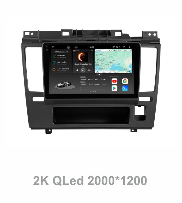 Штатна магнітола Soundbox S8 PRO 2K-8162   8+256GB для  Nissan Tiida 2005-2010   ADAS , CarPlay , 4G , DSP-DTS 5.1 , круговий огляд 360°