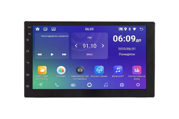 Універсальна 2DIN Android автомагнітола Soundbox SM-1070 CA з вбудованим CarPlay