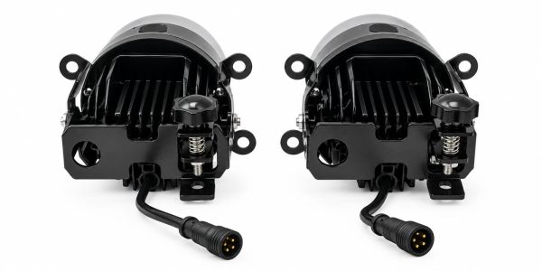 Комплект протитуманних  BiLed лінз  3"  Full Light A3-White  12V /50W ближнє /60W дальнє